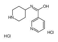 N-(Piperidin-4-yl)nicotinamide dihydrochloride结构式