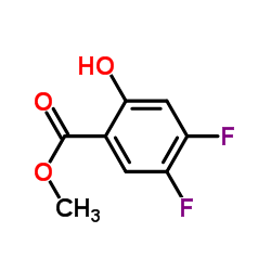 Methyl 4,5-difluoro-2-hydroxybenzoate Structure