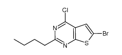 6-bromo-2-butyl-4-chlorothieno[2,3-d]pyrimidine Structure