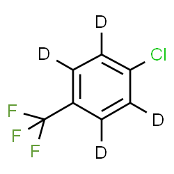 4-CHLORO-A,A,A-TRIFLUOROTOLUENE-D4结构式