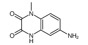 2,3-Quinoxalinedione,6-amino-1,4-dihydro-1-methyl-(9CI)结构式