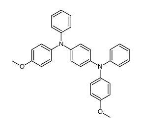 1-N,4-N-bis(4-methoxyphenyl)-1-N,4-N-diphenylbenzene-1,4-diamine结构式