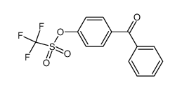 p-benzoylphenyl triflate结构式