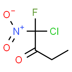 2-Butanone,1-chloro-1-fluoro-1-nitro- Structure