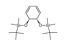 (5R,6S)-5,6-bis((tert-butyldimethylsilyl)oxy)cyclohexa-1,3-diene Structure