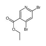 4,6-二溴烟酸乙酯结构式