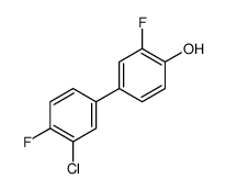 4-(3-chloro-4-fluorophenyl)-2-fluorophenol结构式