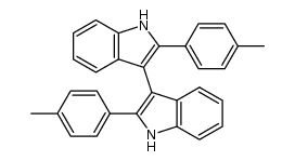 2,2'-di(p-tolyl)-1H,1'H-3,3'-biindole结构式