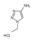 1-ethyltriazol-4-amine,hydrochloride Structure