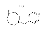 1-(Pyridin-4-Ylmethyl)-1,4-Diazepane Hydrochloride Structure