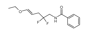 N-(5-ethoxy-2,2-difluoropent-4-en-1-yl)benzamide结构式