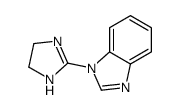 1H-Benzimidazole,1-(4,5-dihydro-1H-imidazol-2-yl)-(9CI) structure