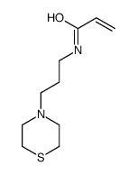 N-(3-thiomorpholin-4-ylpropyl)prop-2-enamide Structure