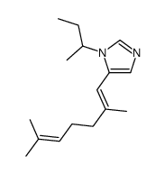 1-butan-2-yl-5-[(1E)-2,6-dimethylhepta-1,5-dienyl]imidazole Structure