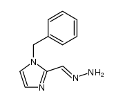 1-benzyl-2-(hydrazonomethyl)-1H-imidazole结构式