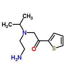 2-[(2-Aminoethyl)(isopropyl)amino]-1-(2-thienyl)ethanone结构式