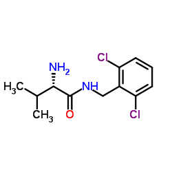 N-(2,6-Dichlorobenzyl)-L-valinamide Structure