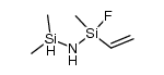 1,1,3-trimethyl-3-vinyl-3-fluorosilazane Structure