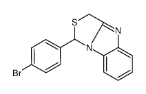 1-(4-bromophenyl)-1,3-dihydro-[1,3]thiazolo[3,4-a]benzimidazole结构式