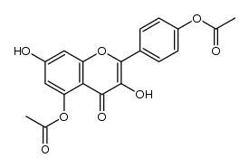 5,4'-di-O-acetyl-kaempferol结构式