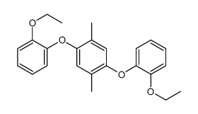 1,4-bis(2-ethoxyphenoxy)-2,5-dimethylbenzene结构式