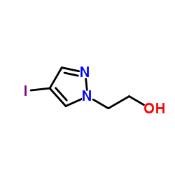 2-(4-碘-1H-吡唑-1-基)乙醇结构式