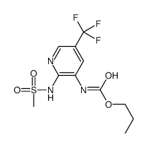 propyl N-[2-(methanesulfonamido)-5-(trifluoromethyl)pyridin-3-yl]carbamate Structure