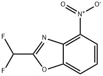 2-Difluoromethyl-4-nitro-benzooxazole Structure