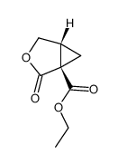 (1S,5R)-2-氧代-3-氧杂双环[3.1.0]己烷-1-甲酸乙酯结构式