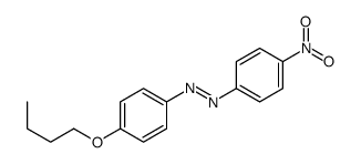 (4-butoxyphenyl)-(4-nitrophenyl)diazene结构式
