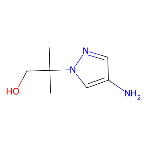 2-(4-amino-1H-pyrazol-1-yl)-2-methylpropan-1-ol Structure