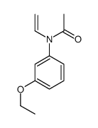 Acetamide, N-ethenyl-N-(3-ethoxyphenyl)- (9CI) structure