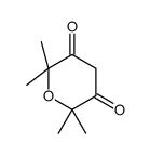 2,2,6,6-tetramethyloxane-3,5-dione结构式
