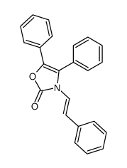 3-((E)-(2-phenylethenyl))-4,5-diphenyl-2(3H)oxazolone结构式
