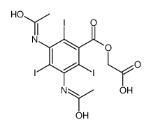 2-(3,5-diacetamido-2,4,6-triiodobenzoyl)oxyacetic acid结构式