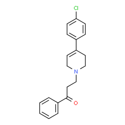 N-(1-Phenylpropionyl)-4-(4-chlorophenyl)-1,2,3,6-tetrahydropyridine structure