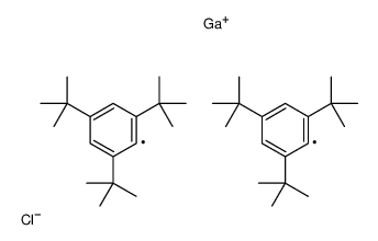 chloro-bis(2,4,6-tritert-butylphenyl)gallane Structure