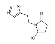 1-<2-(imidazol-4-yl)ethyl>-2-hydroxy-5-pyrrolidone Structure