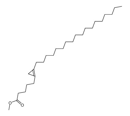 methyl 3-(2-octadecylcyclopropen--1-yl)pentanoate structure