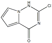 2-chloro-1H,4H-pyrrolo[2,1-f][1,2,4]triazin-4-one structure