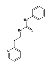N-(2-pyridylethyl)-N'-phenylthiourea结构式
