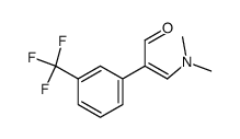 2-(m-trifluoromethylphenyl)-3-dimethylaminoprop-2-enal结构式