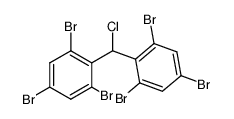 di(2,4,6-tribromophenyl)chloromethane结构式