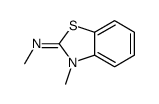 N,3-dimethyl-1,3-benzothiazol-2-imine结构式