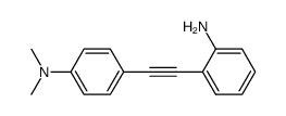 4-[(2-aminophenyl)ethynyl]-N,N-dimethylaniline Structure