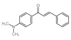2-Propen-1-one,1-[4-(dimethylamino)phenyl]-3-phenyl- Structure