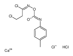 calcium,[(E)-1,3-dichloropropylideneamino] N-(4-methylphenyl)carbamate,dichloride结构式