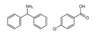 4-chlorobenzoic acid, diphenylmethanamine picture
