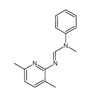 (E)-N'-(3,6-dimethylpyridin-2-yl)-N-methyl-N-phenylformimidamide Structure