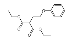 diethyl 2-phenoxyethyl-propanedioate结构式